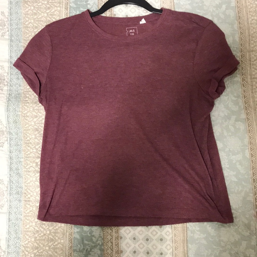 Raspberry crop top
